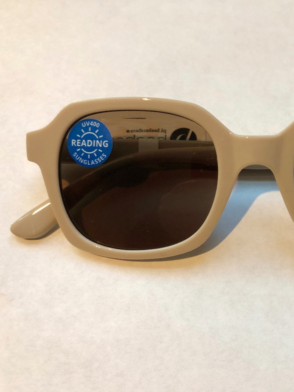 New Peepers Jet‎ Set Taupe Sunglass Readers +1.00